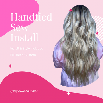 Handtied Sew in Install