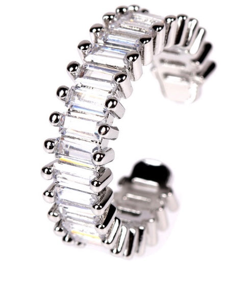Diamonds Ring Silver