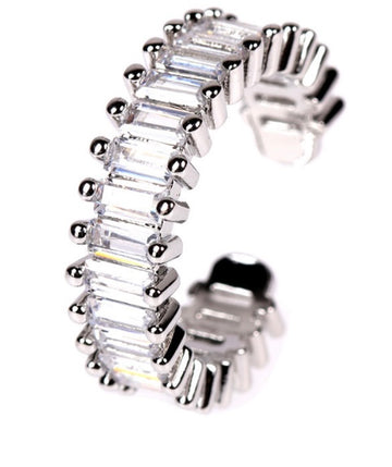 Diamonds Ring Silver