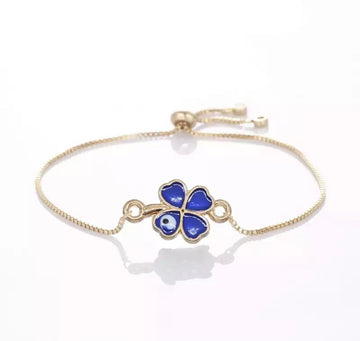 Clover Evil Eye Bracelet