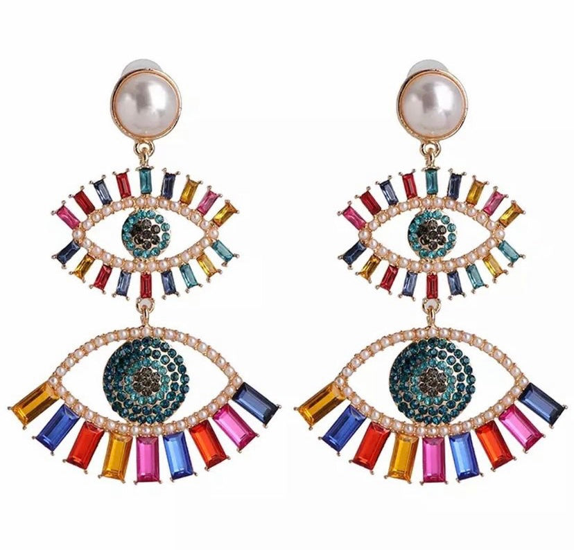 Rainbow evil eye